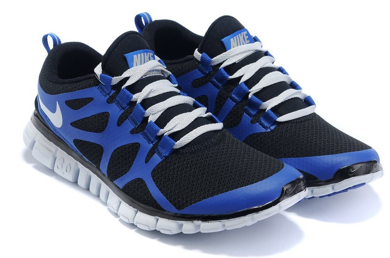 Nike Free 3.0 V3 Mens Shoes black blue white